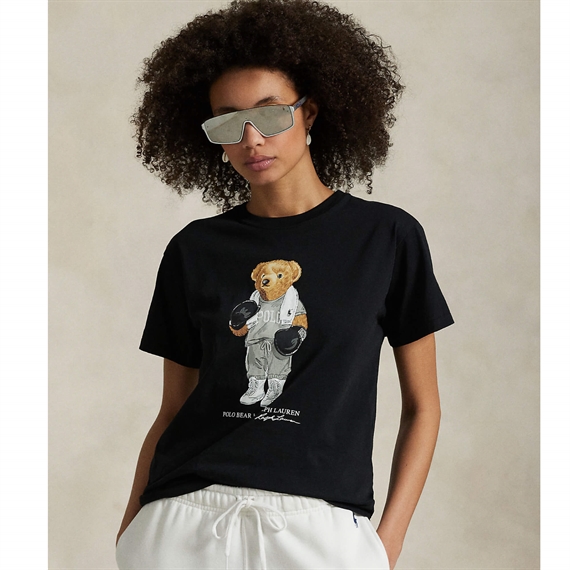 Polo Ralph Lauren Polo Bear Cotton Jersey T-shirt, Sort